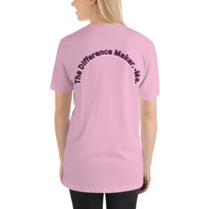 Short-Sleeve Lytenial™ Unisex, "The Difference Maker -Me." (print on back) T-Shirt