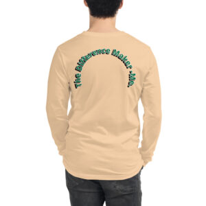 Unisex Long sleeve Lytenial™ with, “The Difference Maker. -Me” (Print on back) t-shirt
