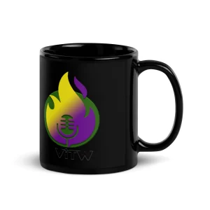 Black Glossy "ViTW" Mug